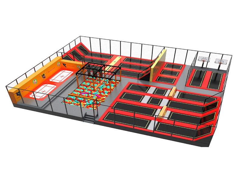 Kids soft play trampolines indoor trampoline parks playground equipment for sale